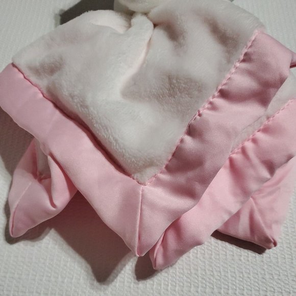 New Carter's Snuggle Buddy Security Blanket Soft White Pink Unicorn Horn NWT BB6 - Picture 5 of 10